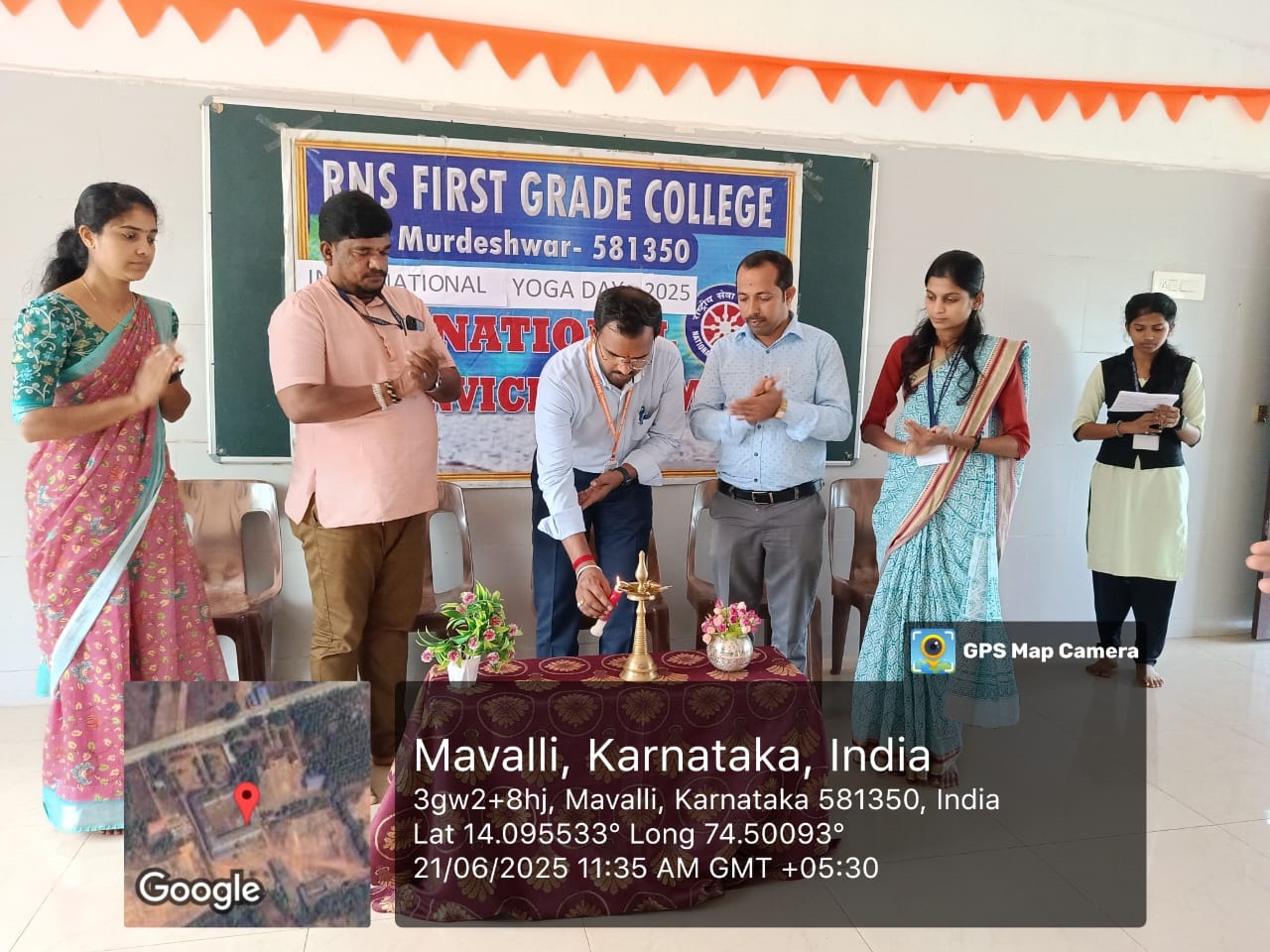 ಆರ್.‌ ಎನ್.‌ ಎಸ್‌ ಪ್ರಥಮ ದರ್ಜೆ ಕಾಲೇಜುಮುರುಡೇಶ್ವರ ರಾಷ್ಟೀಯ ಸೇವಾ ಯೋಜನಾ ಘಟಕಅಂತರಾಷ್ಟೀಯ ಯೋಗ ದಿನಾಚರಣೆ 2025