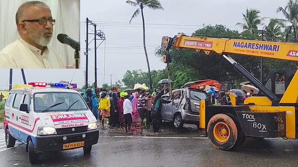 ಭಟ್ಕಳ: ಹಿರಿಯ ಸಮಾಜ ಸೇವಕ ತಾಜುದ್ದೀನ್ ಅಸ್ಕರಿ ರಸ್ತೆ ಅಪಘಾತದಲ್ಲಿ ದುರ್ಮರಣ