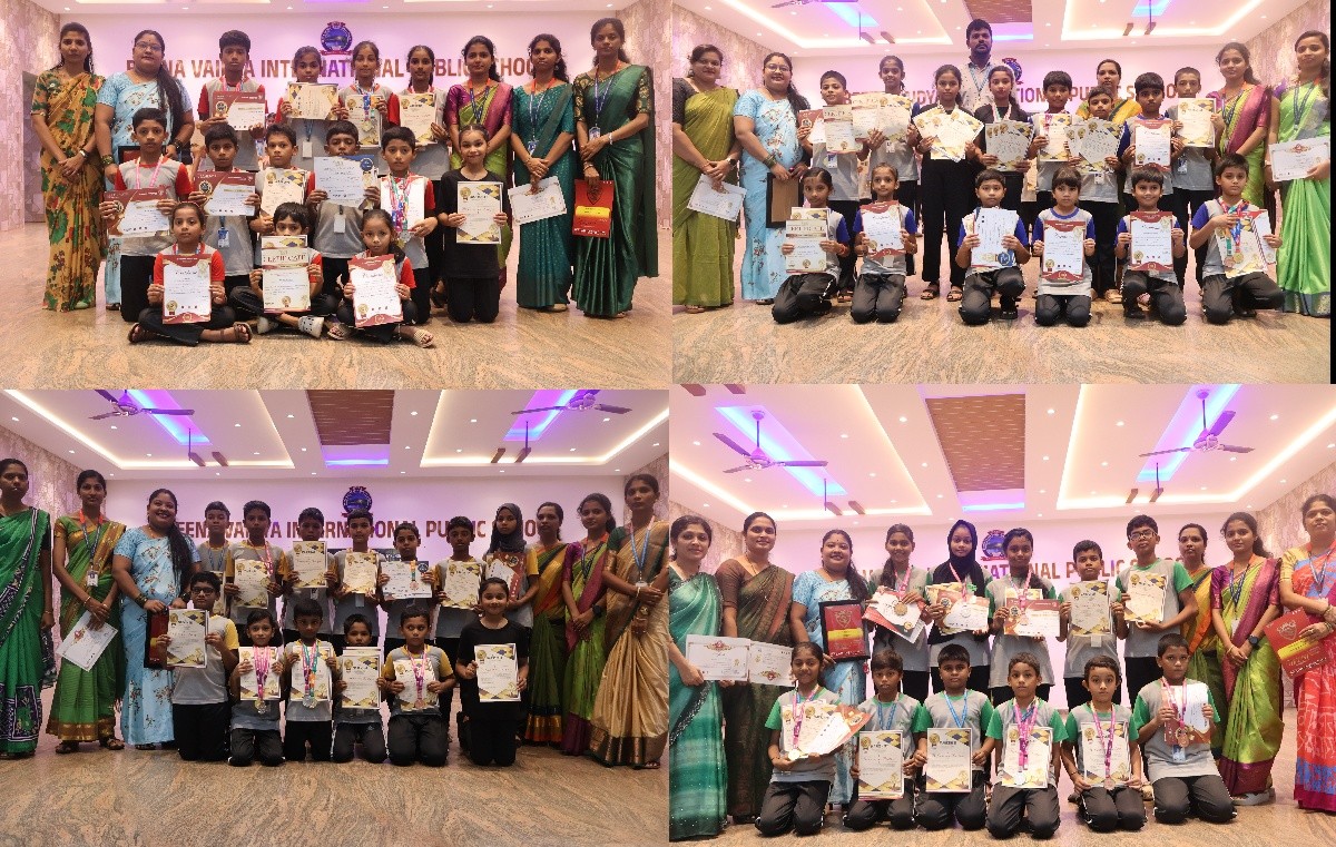 ಒಲಿಂಪಿಯಾಡ್ ಪರೀಕ್ಷೆಯಲ್ಲಿ ವಿಜೇತರಾದವಿದ್ಯಾರ್ಥಿಗಳಿಗೆ ಪದಕ ವಿತರಣೆ