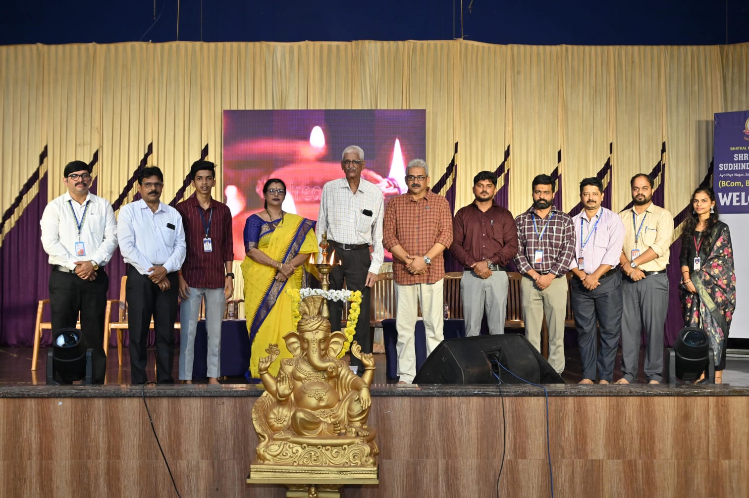 ಪ್ರಥಮ ವರ್ಷದ ವಿದ್ಯಾರ್ಥಿಗಳ ಸ್ವಾಗತ ಕಾರ್ಯಕ್ರಮ ಸಂಪನ್ನ