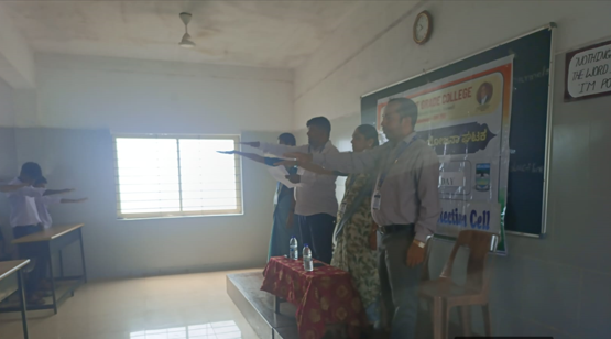 ಆರ್ ಎನ್ ಎಸ್ ಪ್ರಥಮ ದರ್ಜೆ ಕಾಲೇಜು  ವತಿಯಿಂದ ರಾಷ್ಟ್ರೀಯ ಏಕತಾ ದಿನಾಚರಣೆ